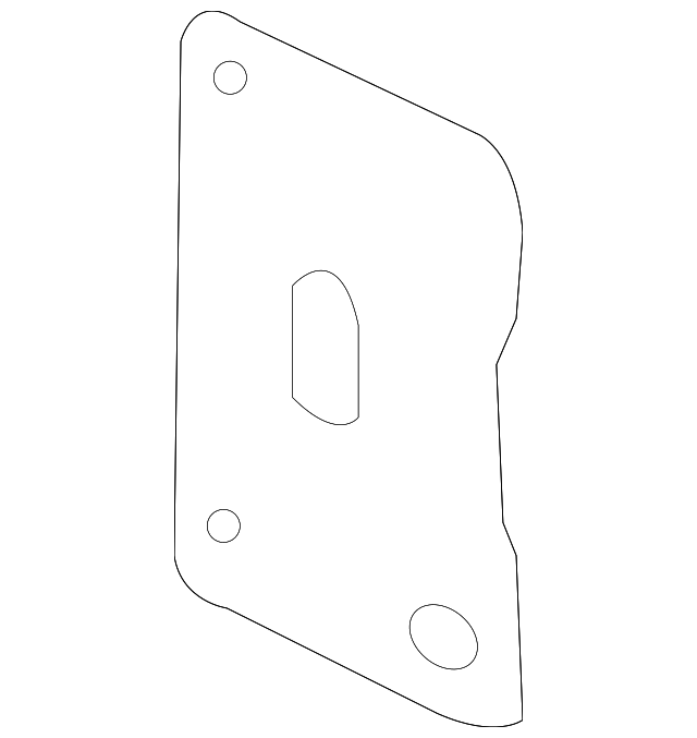 64685-2G100 Деталь END PLATE, RIGHT