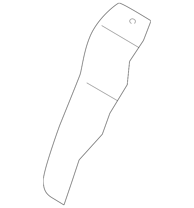 64330AE41A Деталь SEAT BACK PAD, LEFT