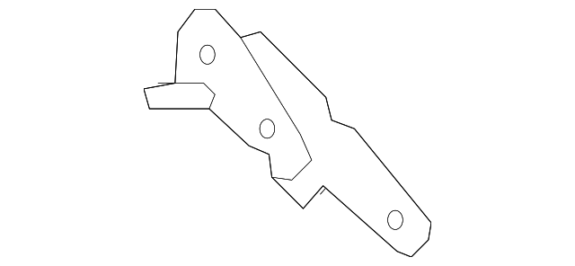 28033-ZM20A Деталь INSTRUMENT PANEL MOUNT BRACKET, LEFT