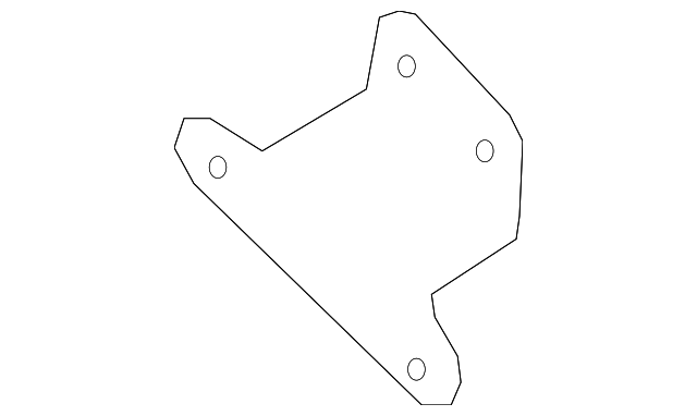 28032-ZM20A Деталь INSTRUMENT PANEL MOUNT BRACKET, RIGHT