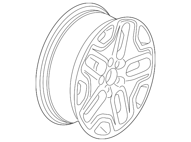 5XA67MX5AA Деталь WHEEL, ALLOY