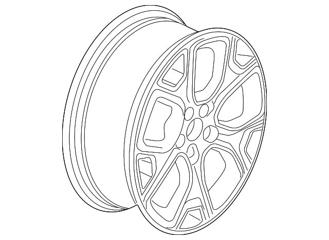 5XA69MAAAA Деталь WHEEL, ALLOY