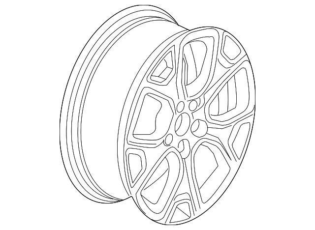 5XA66LAUAA Деталь WHEEL, ALLOY
