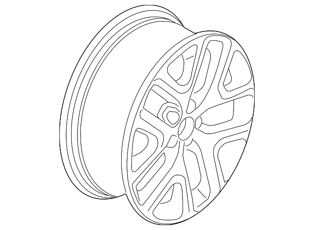 5XA68LAUAA Деталь WHEEL, ALLOY