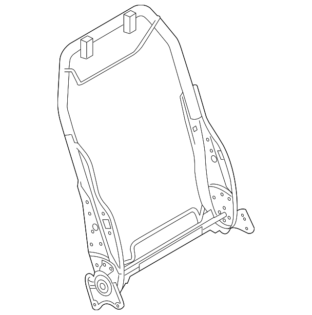 BHN988636X Деталь SEAT BACK FRAME