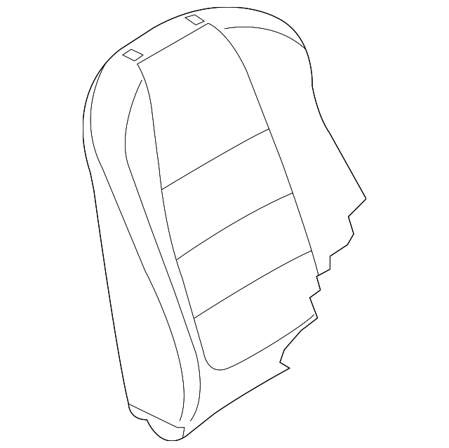 BHM98813134 Деталь SEAT BACK COVER