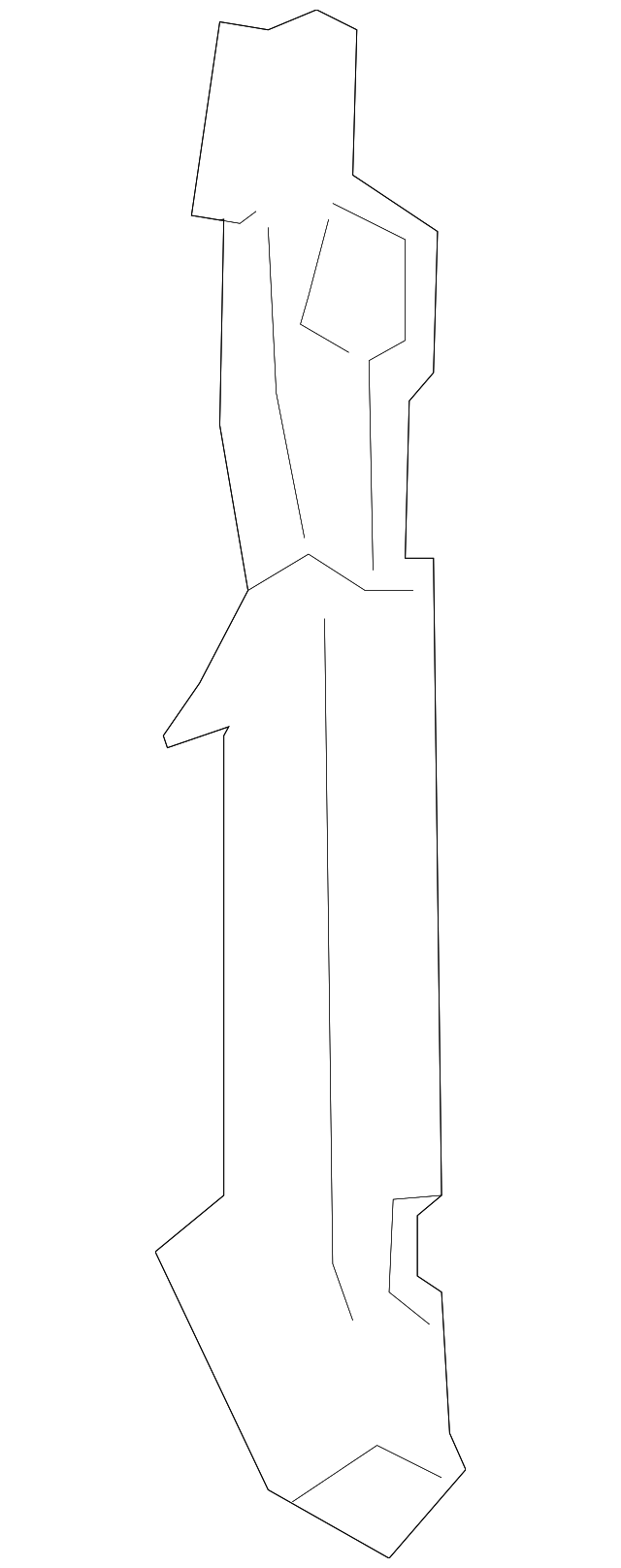4B3-121-284-A Деталь AIR GUIDE, RIGHT