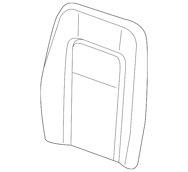 23455910 Деталь SEAT BACK COVER, RIGHT