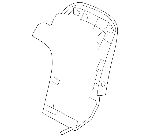 88393-3J400-V9B Деталь SEAT BACK PANEL, LEFT