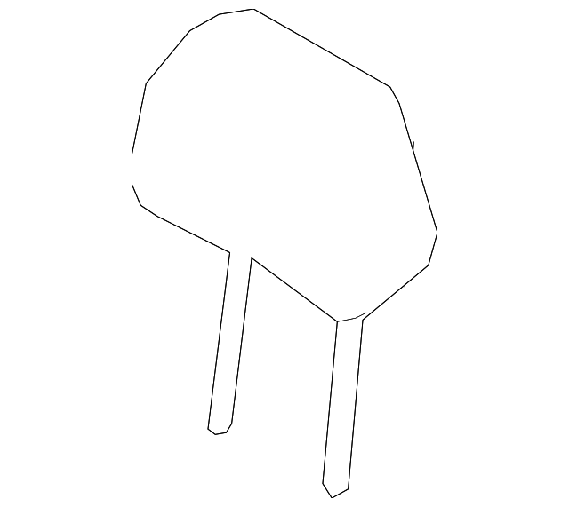 88600-3J032-V9B Деталь HEADREST, LEFT