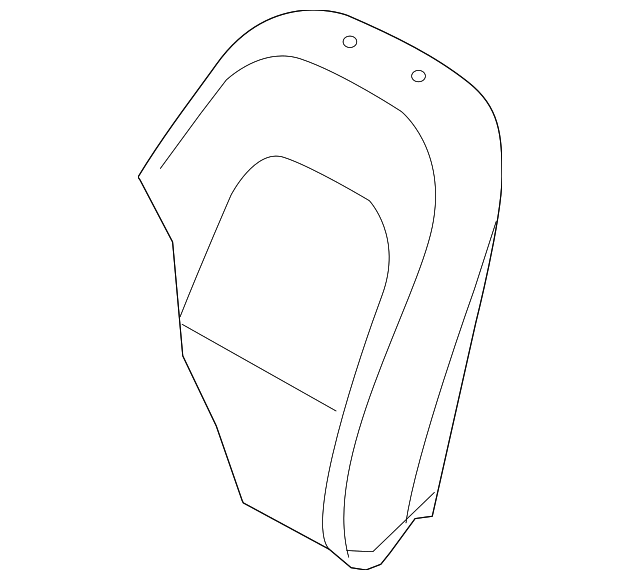 88360-3J050-V9D Деталь SEAT BACK COVER, LEFT