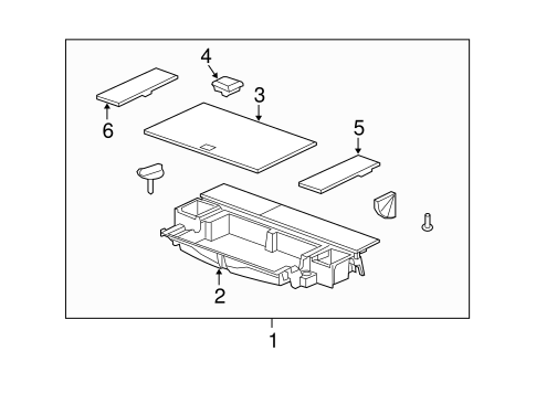 Traverse STORAGE COMPARTMENT