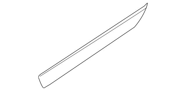 TD14-68-53YA Деталь CENTER MOLDING, LEFT