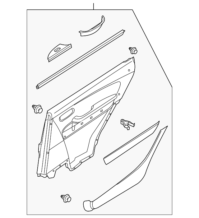 TD16-68-530K-02 Деталь DOOR TRIM PANEL, RIGHT