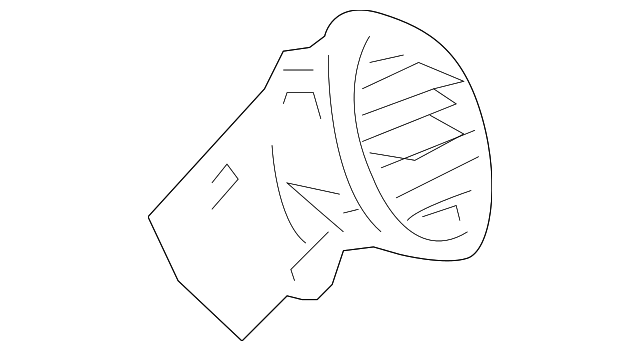 164-830-20-54-1460 Деталь VENT GRILLE, RIGHT