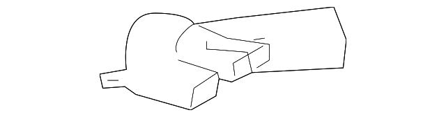 164-831-11-46 Деталь REAR DUCT, LEFT