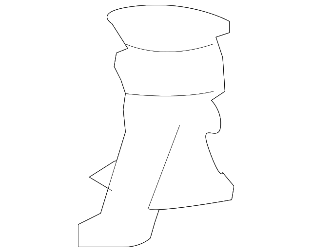 164-831-05-46 Деталь CENTER DUCT, LEFT