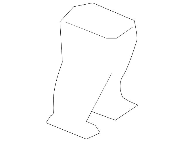 251-831-08-46 Деталь CENTER DUCT, RIGHT