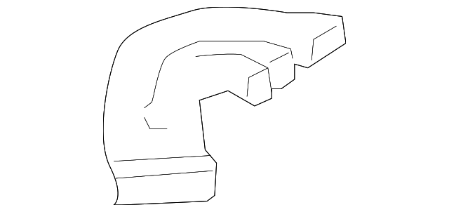 164-831-12-46 Деталь REAR DUCT, RIGHT