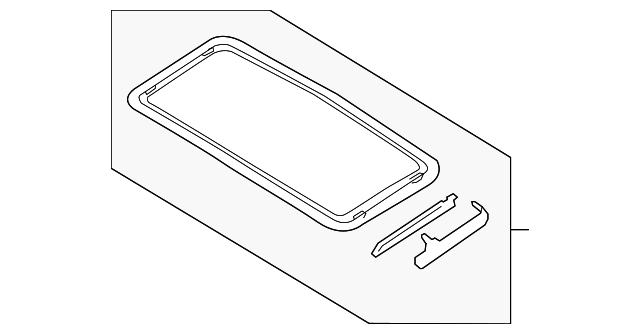 7871185Z02 Деталь SUNROOF GLASS