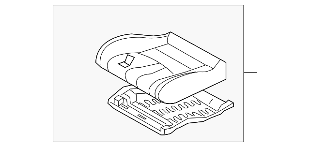 87350-CD010 Деталь SEAT CUSHION