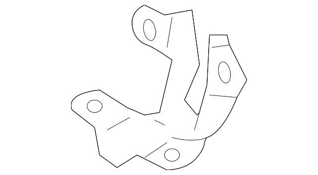 4F0-805-499-C Деталь BRACKET, LEFT