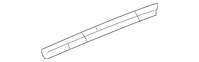20835974 Деталь LOWER W'STRIP, LEFT