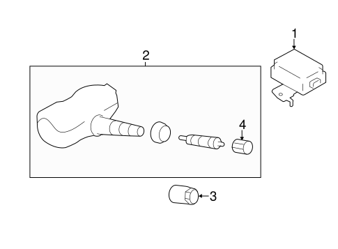 BRZ TIRE PRESSURE MONITOR COMPONENTS