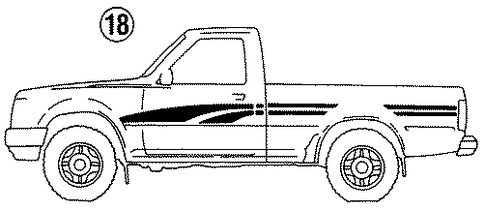 Pickup STRIPE TAPE 6