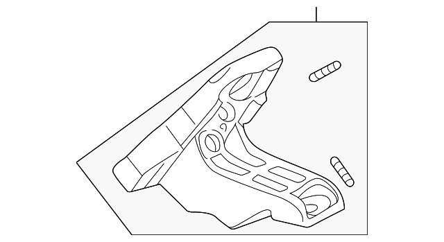 22-12-7-832-833 MOUNT BRACKET, LEFT