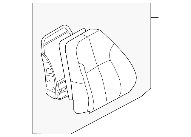87603-CD070 Деталь SEAT BACK ASSY