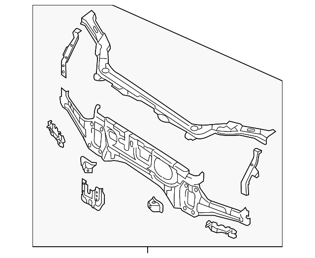 FE01-53-100G Деталь RADIATOR SUPPORT