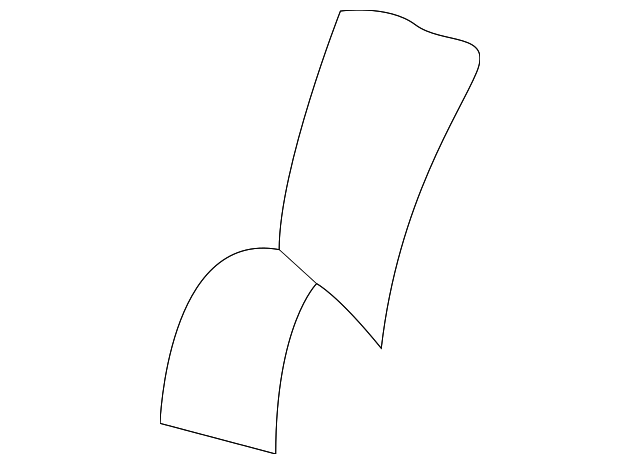 EC5388131D42 Деталь SEAT BACK COVER, RIGHT