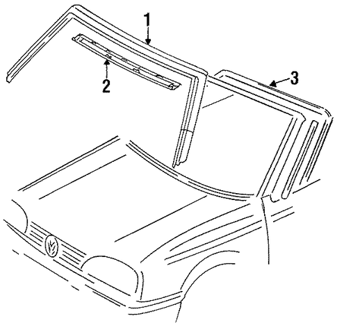 Cabrio WINDSHIELD HEADER & COMPONENTS