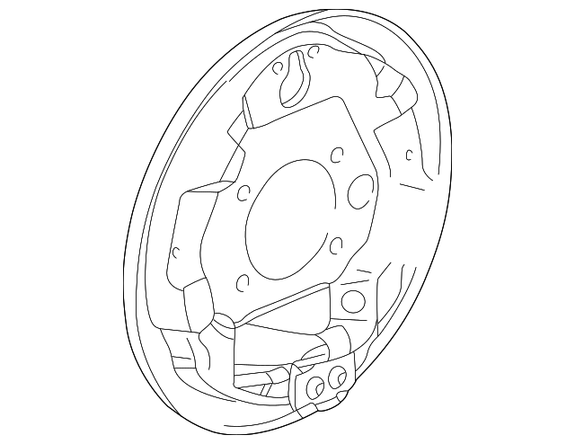 22676068 BACKING PLATE, LEFT
