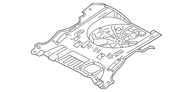 ECY1-53-710C Деталь REAR FLOOR PAN