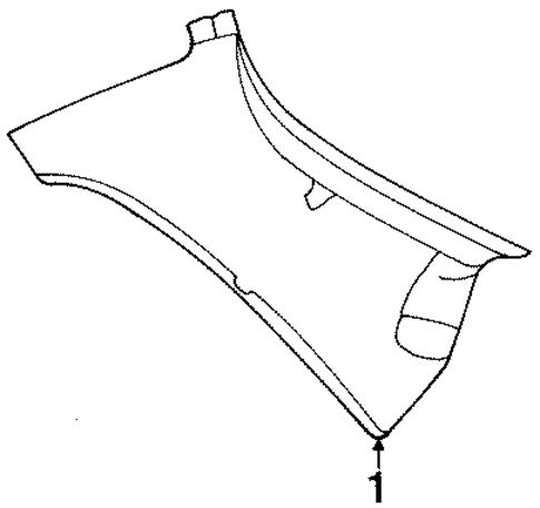 Sephia INTERIOR TRIM - QUARTER PANELS