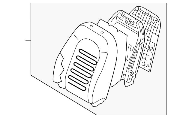 88400-2H570-AAM Деталь SEAT BACK ASSY