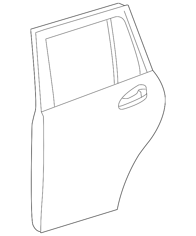 204-730-14-00 Деталь DOOR SHELL, RIGHT