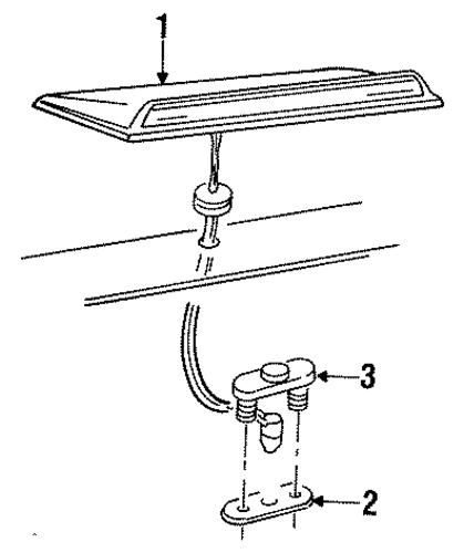 Corvette HIGH MOUNT LAMPS