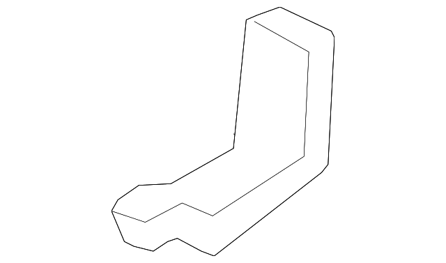 61668-02060 Деталь INNER SIDE PANEL SEAL, LEFT
