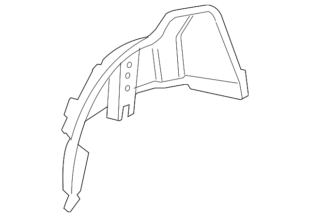 61607-02600 Деталь INNER WHEELHOUSE, RIGHT