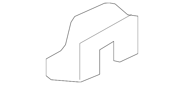 61738-02060 Деталь REAR PANEL INNER REINF, LEFT