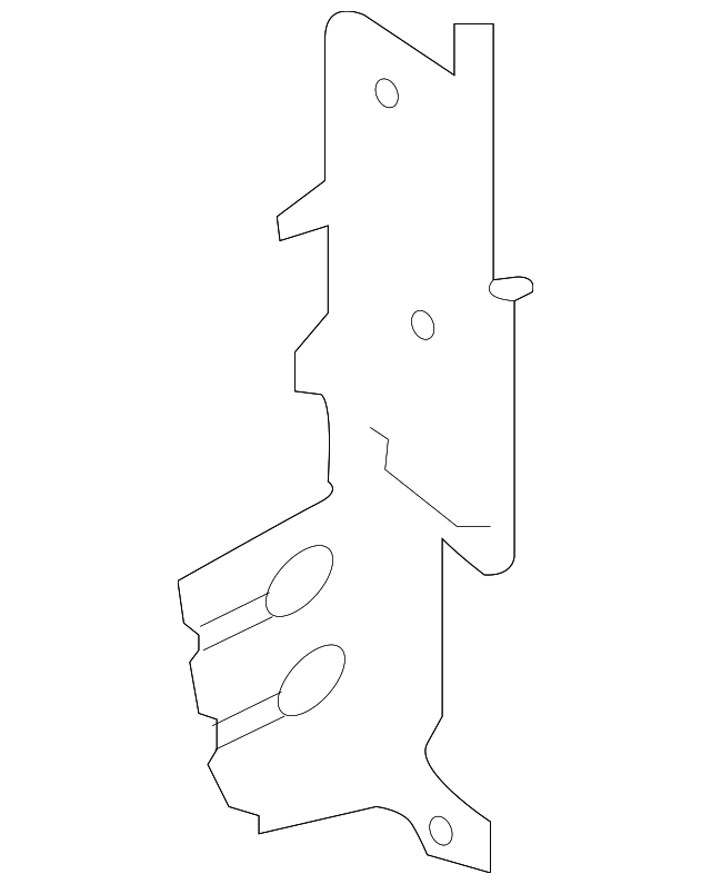 BB5Z-8311-B Деталь AIR SHIELD, LEFT