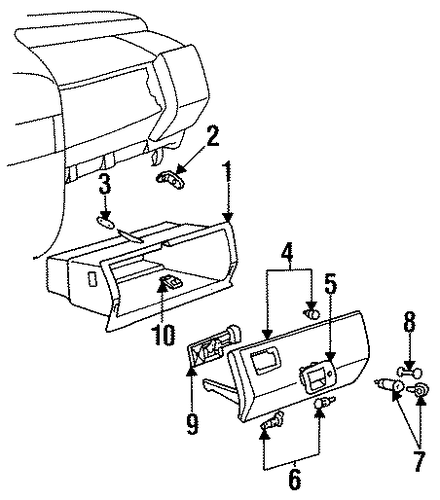 Jetta GLOVE BOX