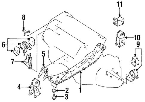 Maxima ENGINE & TRANS MOUNTING 2