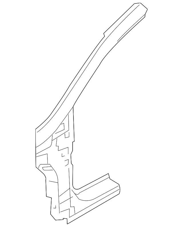 71110-2TA00 Деталь HINGE PILLAR, LEFT