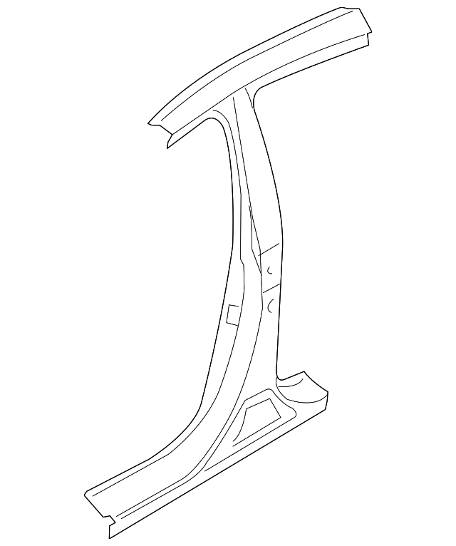 71401-2TB00 Деталь CENTER PILLAR, LEFT