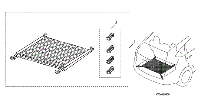 ACCESSORIES/CARGO NET for 2012 Honda CR-V #1