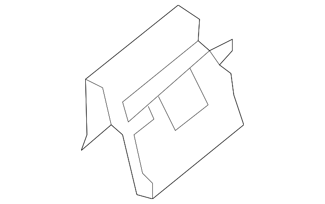 85784-26000 LWR CTR PLR TRIM CLIP, LEFT